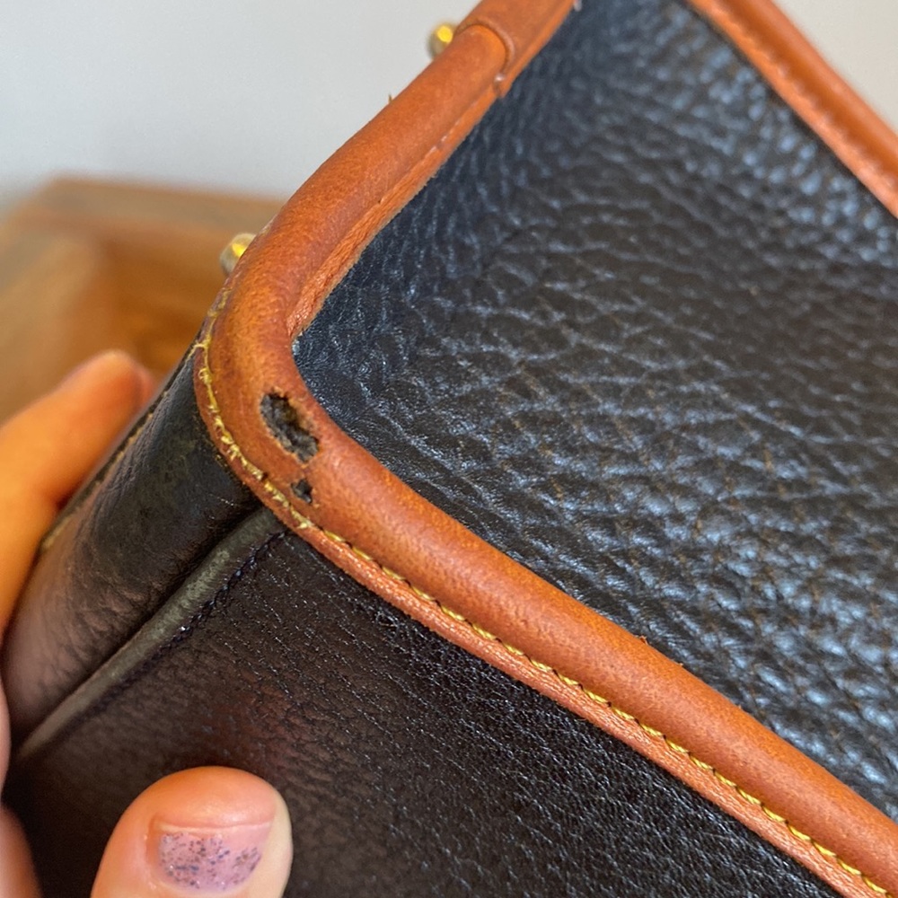 Vintage Dooney & Bourke AllWeather Leather Satchel - Picture 8 of 13